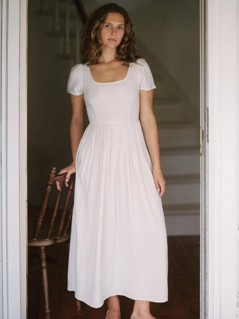 Christy Dawn Scarlett Dress in Eggshell SMALL